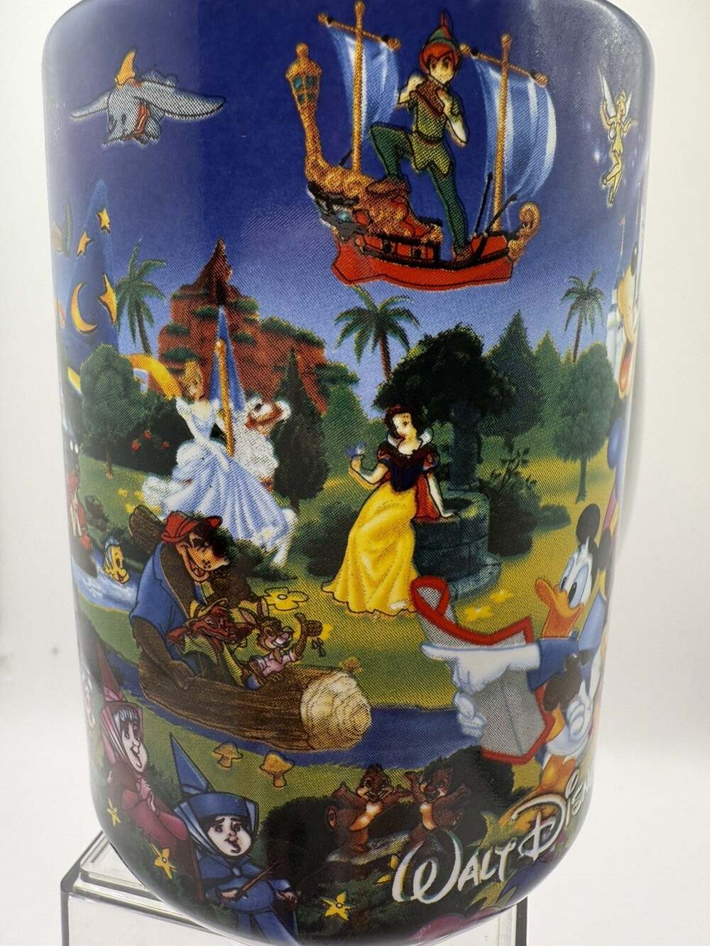 Walt Disney World Mug Pixar Ceramic MOM Minnie, Goofy, Tinker Bell, Ariel, Belle